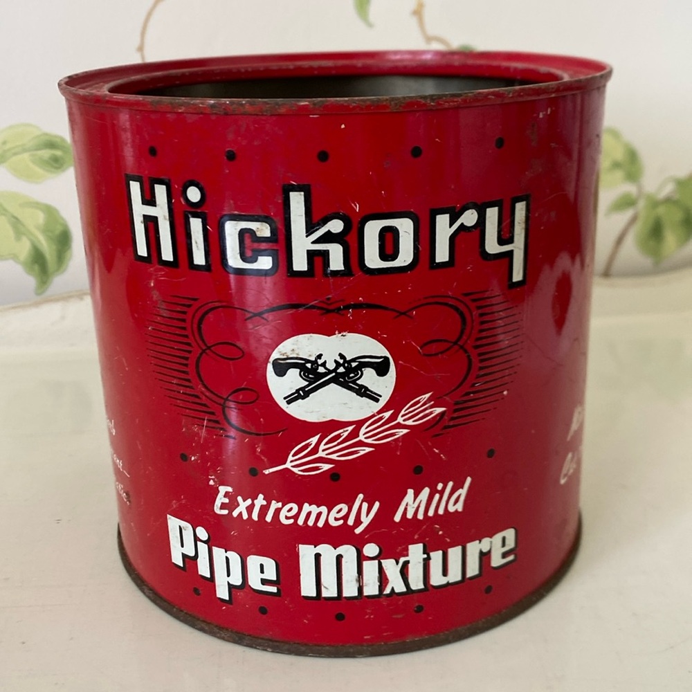 Vintage Tin ‘Hickory Extremely Mild Mixture’ Round Tin
